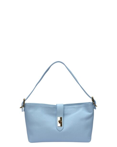 Borsa a mano Valextra in pelle celeste - 18x29x7cm