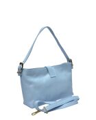 Borsa a mano Valextra in pelle celeste - 18x29x7cm