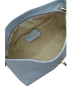 Borsa a mano Valextra in pelle celeste - 18x29x7cm