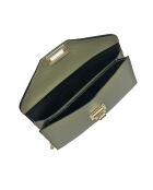 Loxwood pistachegroene leren schoudertas - 10x22x 1 cm