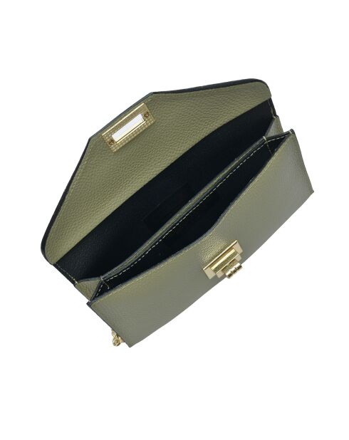 Loxwood pistachegroene leren schoudertas - 10x22x 1 cm