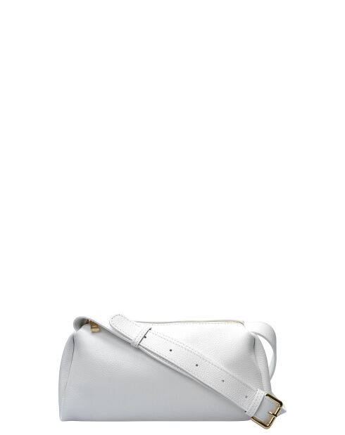 Sac bandoulière en cuir Rsypetiste blanc - 16.5x28x10 cm
