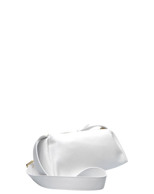 Sac bandoulière en cuir Rsypetiste blanc - 16.5x28x10 cm
