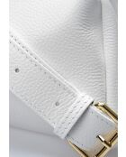 Sac bandoulière en cuir Rsypetiste blanc - 16.5x28x10 cm