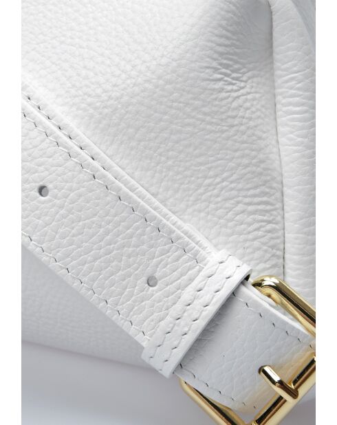 Sac bandoulière en cuir Rsypetiste blanc - 16.5x28x10 cm