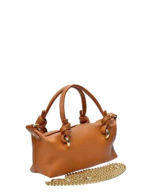 Sac bandoulière en cuir Mission Workshop cognac - 8.5x10x7 cm
