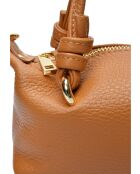 Sac bandoulière en cuir Mission Workshop cognac - 8.5x10x7 cm