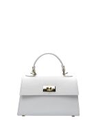 Borsa in pelle Oleada bianca - 12,5x19,5x7,5 cm
