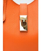 SBV 60 oranje leren draagtas - 16x20x9 cm
