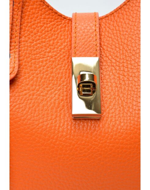 Bolso SBV 60 de piel naranja - 16x20x9 cm