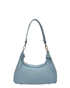 Bolso SBV 58 de piel celeste - 13x26x8 cm