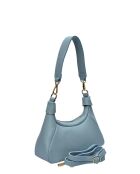 Bolso SBV 58 de piel celeste - 13x26x8 cm