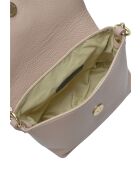 SBV 77 poederleren schoudertas - 10,5x15x6,5 cm
