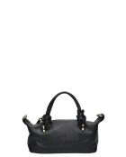 Bandolera de piel Aer negra - 8,5x10x7 cm