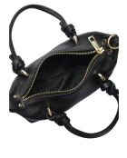Bandolera de piel Aer negra - 8,5x10x7 cm