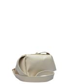 Sac bandoulière en cuir Vasic beige - 16.5x28x10 cm