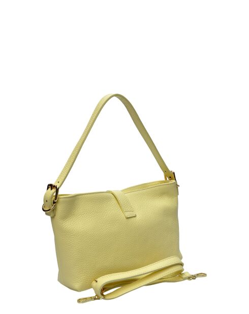 Bolso de mano de piel Osoi amarillo - 18x29x7cm