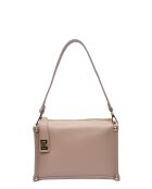Borsa Hereu in pelle color cipria - 12x19x9 cm