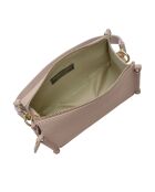Borsa Hereu in pelle color cipria - 12x19x9 cm