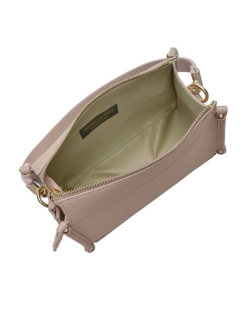 Borsa Hereu in pelle color cipria - 12x19x9 cm