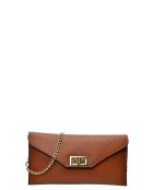 Isaac Reina leren schoudertas cognac - 10x22x 1 cm