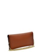 Isaac Reina leren schoudertas cognac - 10x22x 1 cm