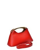 Borsa a mano rossa in pelle Laperruque - 11,5x24x9,5 cm