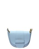 TSBV 54 Celeste Schultertasche aus Leder - 13x16,5x7 cm