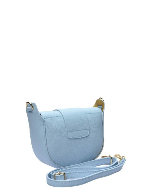 TSBV 54 Celeste Schultertasche aus Leder - 13x16,5x7 cm