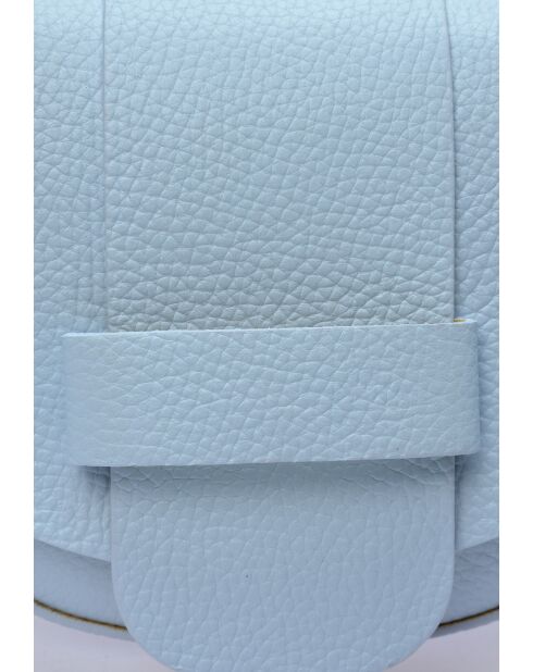 TSBV 54 Celeste Schultertasche aus Leder - 13x16,5x7 cm