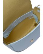 TSBV 54 Celeste Schultertasche aus Leder - 13x16,5x7 cm