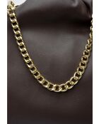 Schultertasche aus Leder 2226 Tête de la Naure - 17x32x7 cm