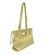 TSBV 52 Schultertasche aus gelbem Leder - 22x36x 12cm
