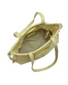 TSBV 52 Schultertasche aus gelbem Leder - 22x36x 12cm