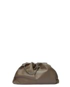 2226 modderleren schoudertas - 17x32x7 cm