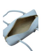 O My Bag celeste leren schoudertas - 14x38x12,5 cm