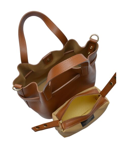 Borsa in pelle Atelier Baltus cognac - 23x25,5x16,5 cm