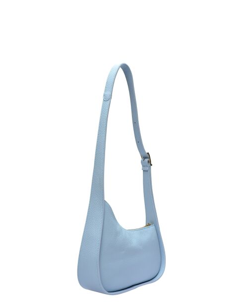 TSBV 53 Celeste Schultertasche aus Leder - 13,5 x 27 x 4 cm