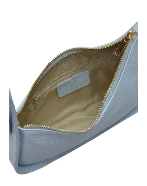 TSBV 53 Celeste Schultertasche aus Leder - 13,5 x 27 x 4 cm