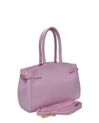 Bolso SBV 81 de piel rosa - 18,5x25x8 cm