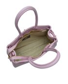 Bolso SBV 81 de piel rosa - 18,5x25x8 cm
