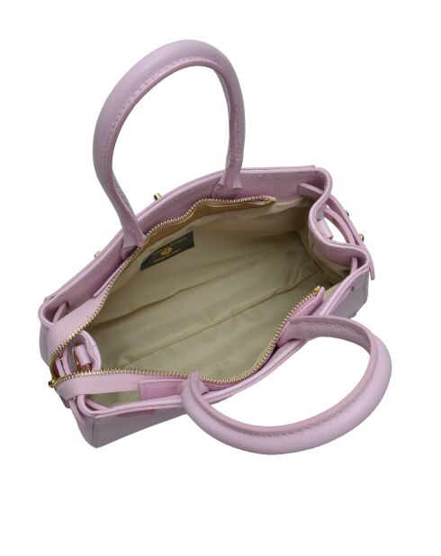 Bolso SBV 81 de piel rosa - 18,5x25x8 cm