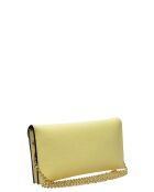 Jack Gomme Schultertasche aus gelbem Leder - 10x22x 1 cm