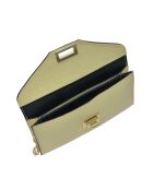 Jack Gomme Schultertasche aus gelbem Leder - 10x22x 1 cm