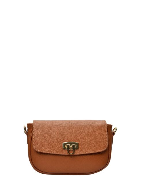 Ucon Acrobatics cognac leren schoudertas - 13x20x7,5 cm
