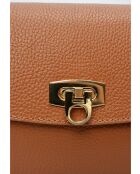 Ucon Acrobatics cognac leren schoudertas - 13x20x7,5 cm