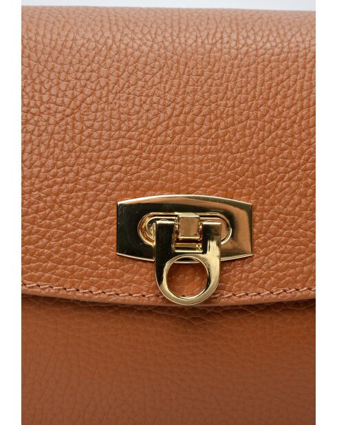Ucon Acrobatics cognac leren schoudertas - 13x20x7,5 cm