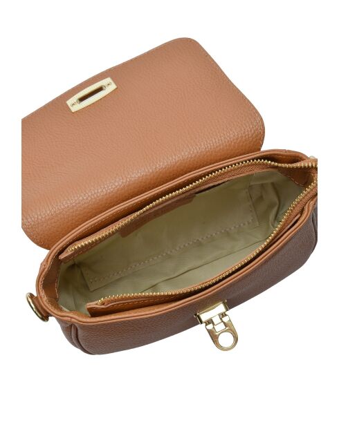 Ucon Acrobatics cognac leren schoudertas - 13x20x7,5 cm