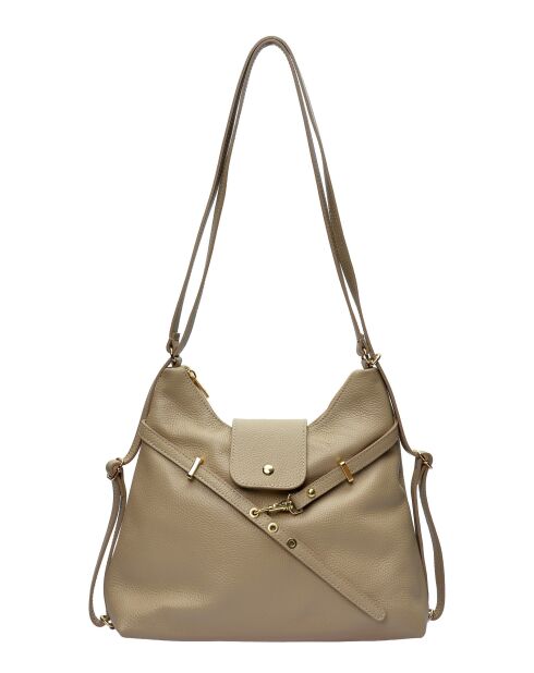 Bolso/mochila de piel de barro TSBV 50 - 23,5x36x11 cm