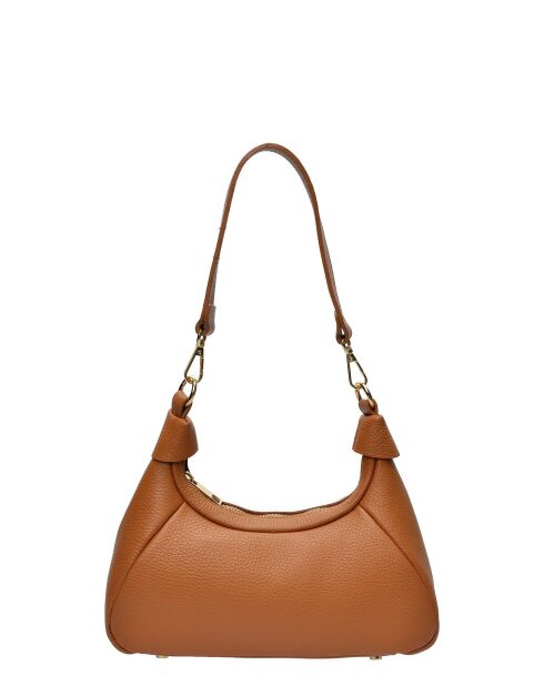 SBV 58 Handtasche aus cognacfarbenem Leder - 13x26x8 cm